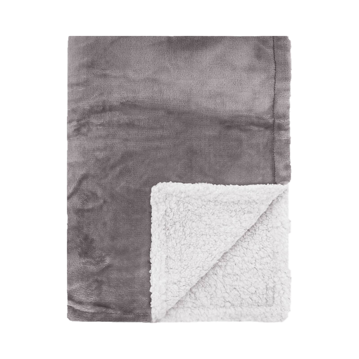 Byrklund plaid Snowy Hug met naam – Antraciet. Afgebeeld zonder personalisatie. Prijs per los artikel.