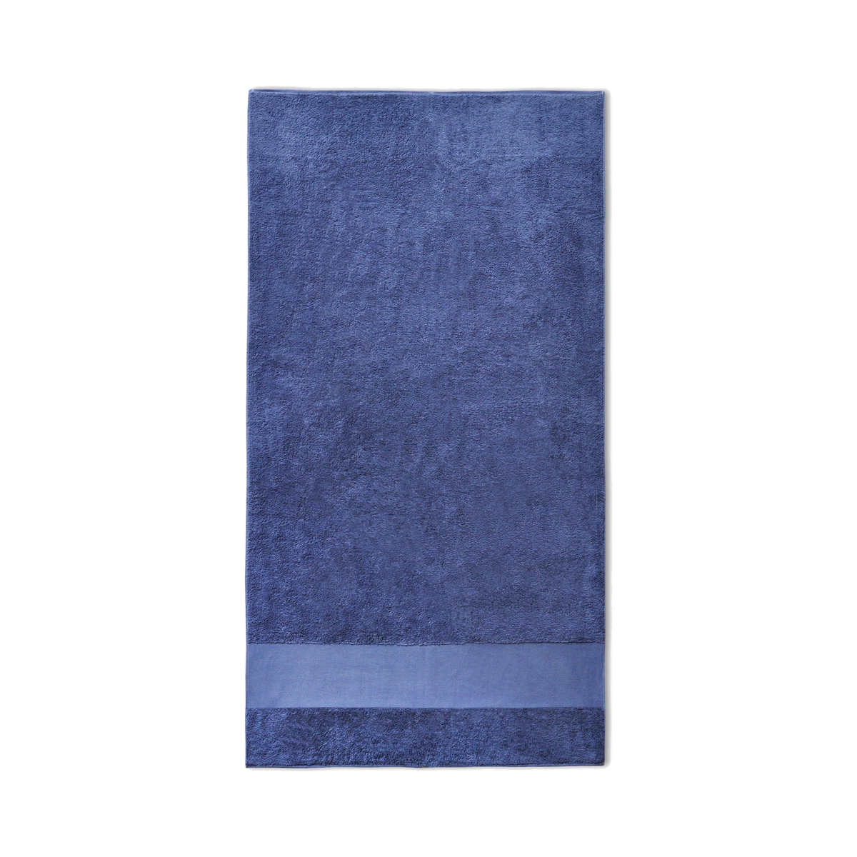 Handdoek met naam in donkerblauw – uitvoering zonder borduring