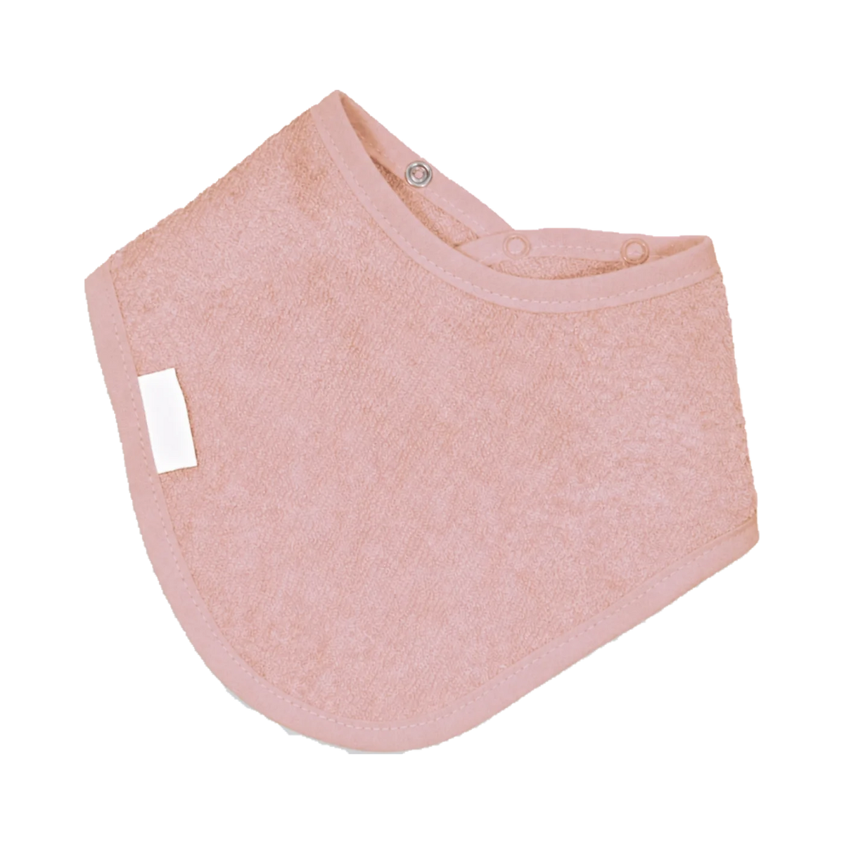 Bandanaslab met naam – Zachtroze, uitvoering zonder borduring