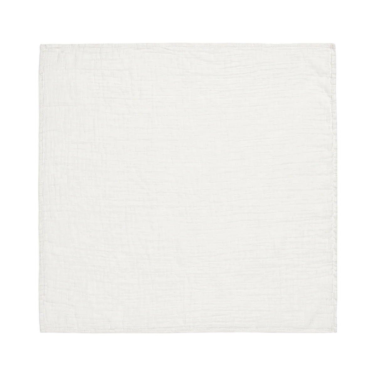 Hydrofiele doek met naam – 70 × 70 cm – Wit; afgebeeld zonder personalisatie.