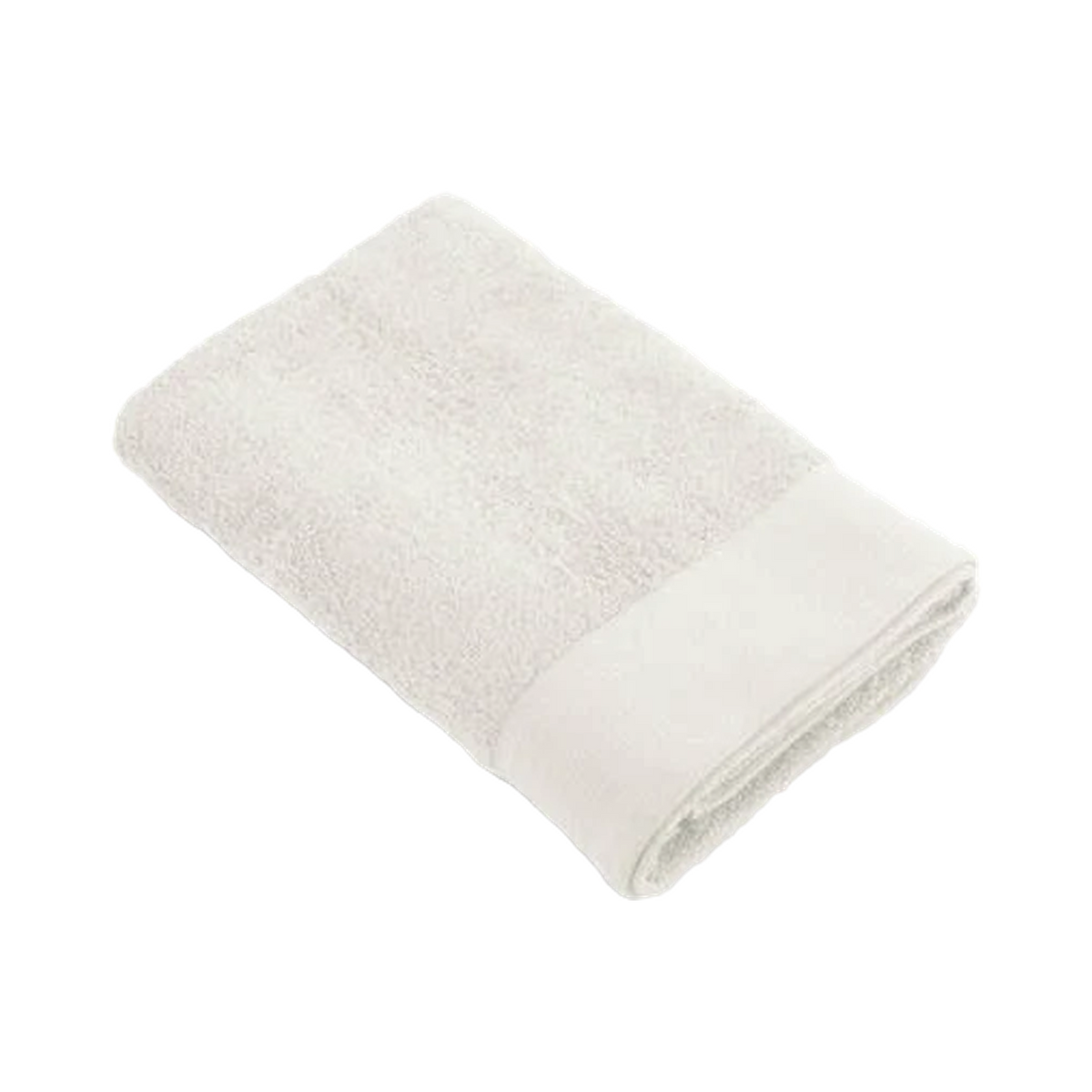 Walra douchelaken Soft Cotton met naam – Kiezelgrijs. Afgebeeld zonder personalisatie. Prijs per los artikel.