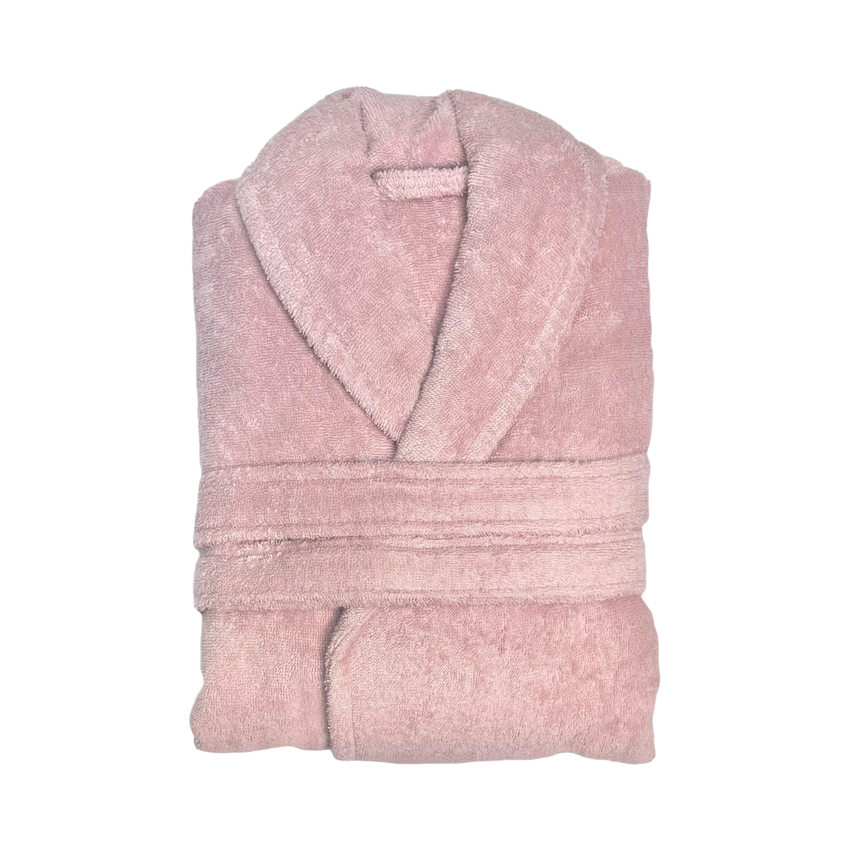 Badjas met naam – Roze, uitvoering zonder borduring