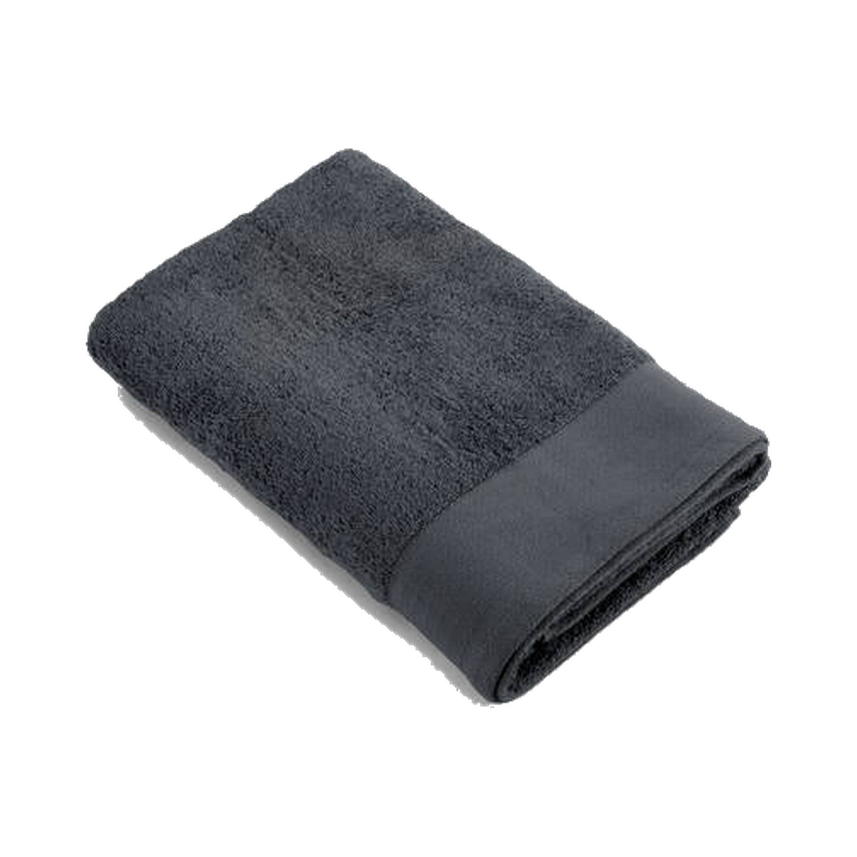 Walra douchelaken Soft Cotton met naam – Antraciet. Afgebeeld zonder personalisatie. Prijs per los artikel.